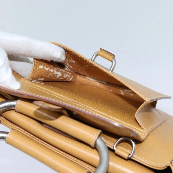 GUCCI Hand Bag Leather Brown Auth - Picture 9 of 16